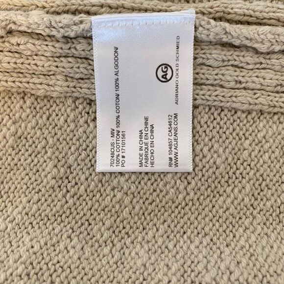 NWT Men’s AG Adriano Goldschmied long sleeve crew neck cotton sweater M and XXL - Picture 8 of 8